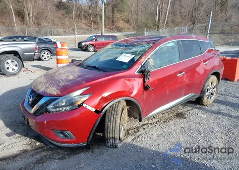 2018 Nissan Murano Sv from USA, damaged, VIN 5N1AZ2MH0JN105028